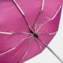 Stormvaste, automatisch te openen- en sluiten, uit 3 secties bestaande opvouwbare paraplu BORA donkerroze