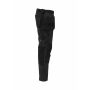 5551 Waistpant Stretch Black/Black C60
