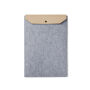 VINGA Albon GRS recycled felt 17" laptop sleeve, grey