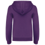 Kinder Sweater met gecontrasteerde capuchon Purple / Oxford Grey 12/14 jaar Kinder Sweater met gecontrasteerde capuchon Purple / Oxford Grey 12/14 jaar