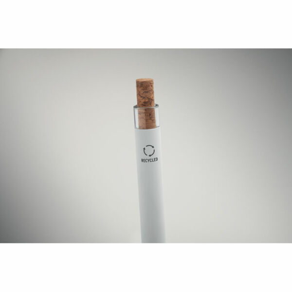 BERGAMO + - Gerecyclede aluminium pen - Wit BERGAMO + - Gerecyclede aluminium pen - Wit