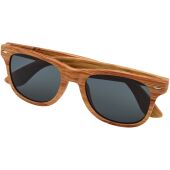 Mira zonnebril met houtlook - Naturel