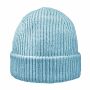 Luxury Fine Rib Beanie, Lichtblauw Luxury Fine Rib Beanie, Lichtblauw