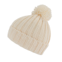 Muts met pompon Ecru One Size