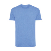 Iqoniq Manuel gerecycled katoen t-shirt ongeverfd, heather blue (L)
