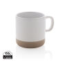 Geglazuurde keramische mok 360 ml, wit