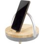 Prixton 4-in-1 Bluetooth®-speaker van 10 W met ledverlichting en draadloos oplaadstation - Hout