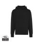 IQONIQ Yoho gerecycled katoen relaxed hoodie, zwart (XXXL)