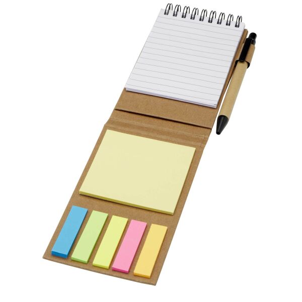Flipper blok met sticky notes met balpen (zwarte inkt) Flipper blok met sticky notes met balpen (zwarte inkt)