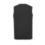 Adults' V-Neck Sleeveless Knitted Pullover - Charcoal Marl - 3XL