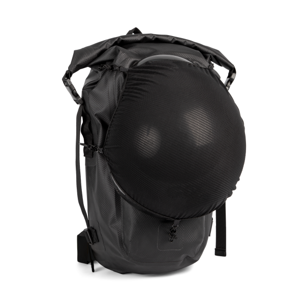 Waterproof rugzak met vak voor helm Black One Size Waterproof rugzak met vak voor helm Black One Size