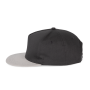 Snapback Pet - 5 Panelen Dark Grey / Light Grey One Size