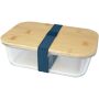 Roby glazen lunchtrommel met bamboe deksel - Hale Blue