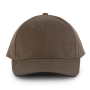 Orlando - 6 panel cap Khaki / Black One Size Orlando - 6 panel cap Khaki / Black One Size