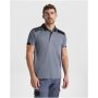 Samurai 160 g/m2 unisex antibacteriële polo met korte mouwen - Marineblauw/Koningsblauw - S