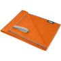 Pieter recycled PET ultra lightweight and quick dry towel 130 x 80 cm - Orange