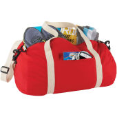 Barrel katoenen duffeltas 25L - Rood