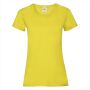 FOTL Lady-Fit Valueweight T, Yellow, M