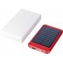 Aluminium zonne-energie powerbank Tycho zwart Aluminium zonne-energie powerbank Tycho zwart