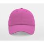 JUNIOR LOW PROFILE 6 PANEL DAD CAP, TRUE PINK, One size, BEECHFIELD