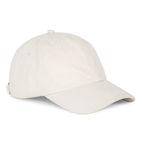 Fluwelen pet met laag profiel Chalk One Size Fluwelen pet met laag profiel Chalk One Size