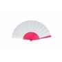 Waaier plastic &amp; polyester - Roze