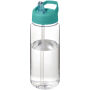 H2O Active® Octave Tritan™  600 ml sportfles met tuitdeksel - Transparant/Aqua blauw