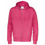 Cottover Gots Full Zip Hood Man Dark Cerise 4XL