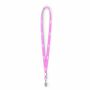 Polyester tubulaire keycord met metalen klem