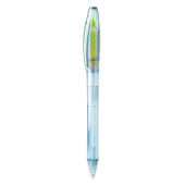 ARASHI 2-in-1 pen en marker vervaardigd uit duurzaam RPET-materiaal - geel