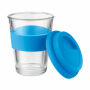 ASTOGLASS - Glazen drinkbeker 350 ml - Blauw