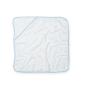 BABIES HOODED TOWEL, WHITE/BLUE, One size, TOWEL CITY
