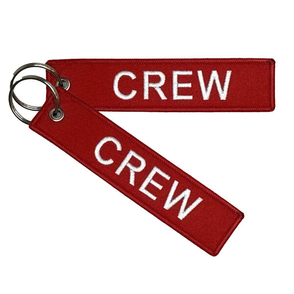 Geborduurde remove before flight sleutelhanger Geborduurde remove before flight sleutelhanger