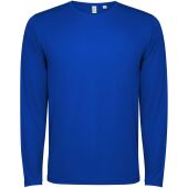 Estoril unisex T-shirt met lange mouwen - Koningsblauw - 3XL