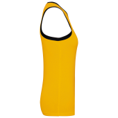 Basketbalshirt voor dames Sporty Yellow / Black XS