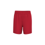 Multisportshort van polyester voor kinderen Sporty Red 12/14 jaar