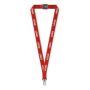 Polyester lanyard met reflecterende draden Polyester lanyard met reflecterende draden