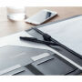 CASOVE - 300D RPET A4 portfolio - Wit/zwart