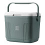 Brisby Koelbox - Frigobox - 22L - Groen - Tot maximaal 40 uur isolatie - Incl. 4 dikke koelelementen van 450ml - Temperatuur veilige sluiting - Nieuw ontwerp met koelelementen vergrendeld in deksel
