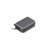 Nova Laptop 65W Powerbank met ingebouwde USB-C kabel 30000 mAh - Donker Grijs