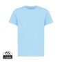 Iqoniq Koli kids recycled cotton t-shirt, sky blue (34)