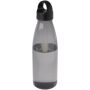 Bergen 800 ml waterfles van gerecycled plastic - Zwart