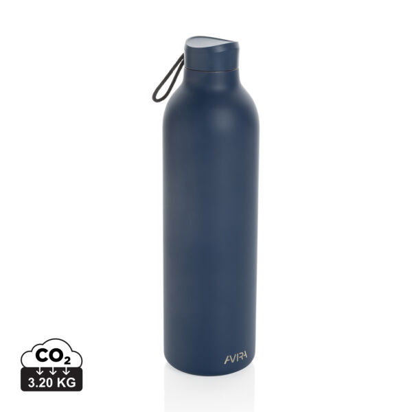 Avira Avior RCS gerecycled roestvrijstalen fles 1L, donkerblauw Avira Avior RCS gerecycled roestvrijstalen fles 1L, donkerblauw