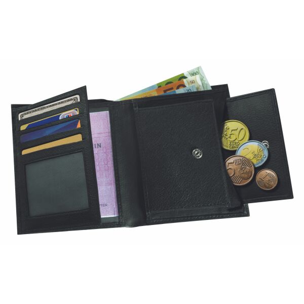 MESSINA - Luxe rundlederen portemonnee