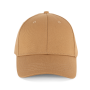 Biologisch katoenen pet met 6 panelen - K-up Gold Label Honey Brown One Size