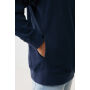 IQONIQ Yengo recycled katoen hoodie met steekzakken, donkerblauw (XXS)