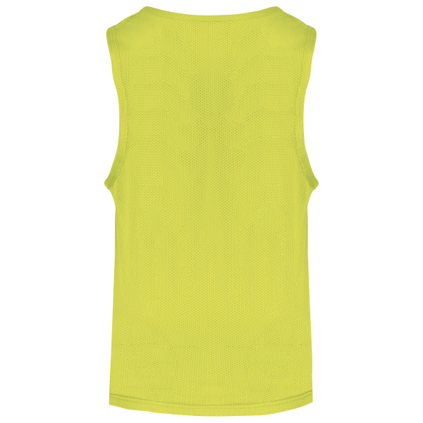 Licht trainingshesje van mesh kids Fluorescent Yellow 6/10 jaar Licht trainingshesje van mesh kids Fluorescent Yellow 6/10 jaar