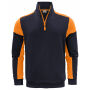 Printer Prime Halfzip Sweater Navy/HVIS Or 5XL