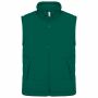 Met fleece gevoerde bodywarmer dark green XS