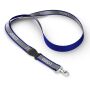 Afneembare polyester keycord met reflecterende overlay